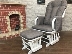 Кресло-качалка "Dondolo-1" с пуфом - фото 5636