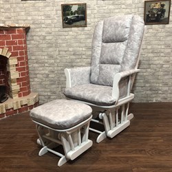 Кресло-качалка  Глайдер 1804/1805 с пуфом - фото 5840 Кресло-качалка  Глайдер 1804/1805 с пуфом - фото 5840