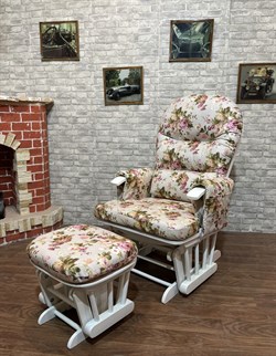 Кресло-качалка «Arsiel» с пуфом - фото 5851